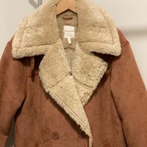 NEW! Faux Fur Shearling Coat - Avec Les Filles brand - XL